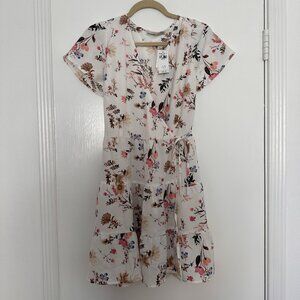 NWT Abercrombie and Fitch Wrap-Around Flower Dress